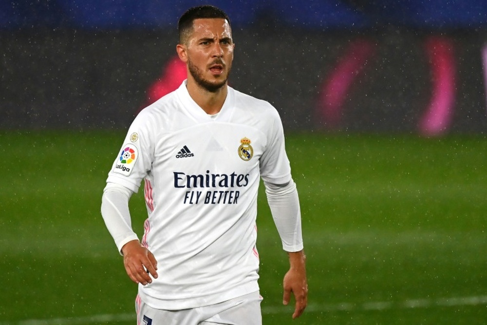 Hazard ha comenzado ya su tercera temporada de blanco. AFP