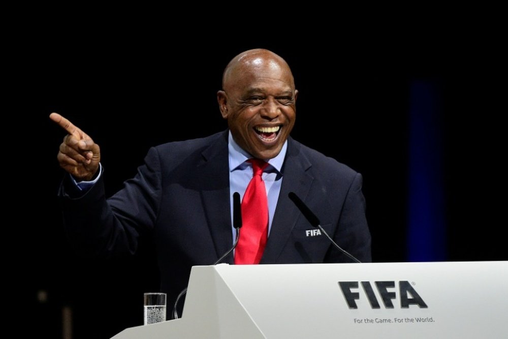 Tokyo Sexwale, chairman of the FIFA Monitoring Committee on Israel-Palestine. AFP