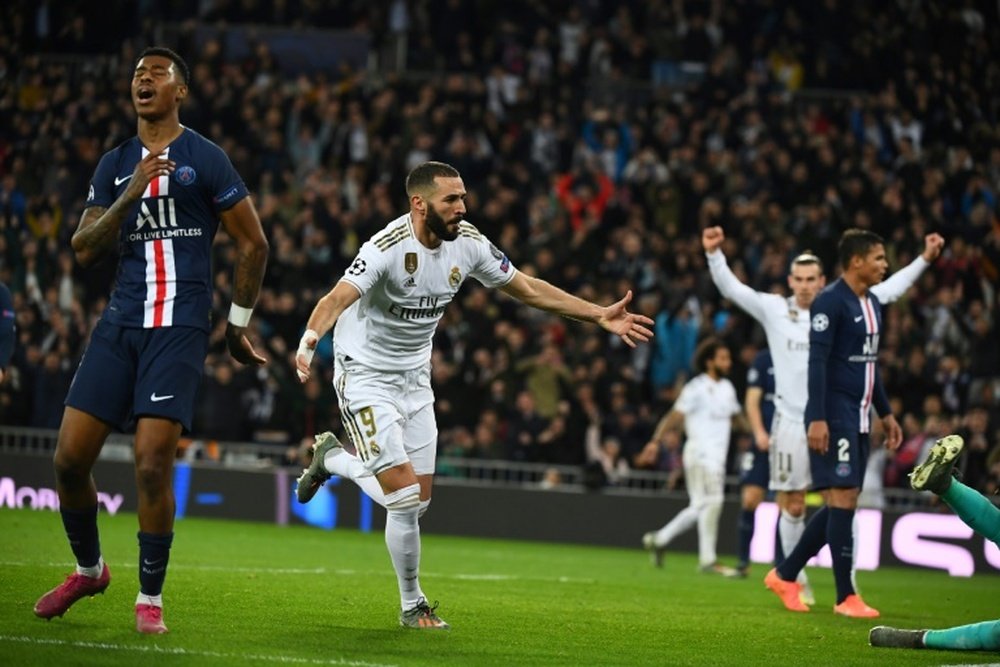 Benzema had not scored against PSG since 2006. AFP