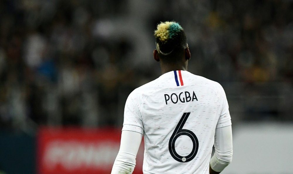 Pogba has been targeted. AFP