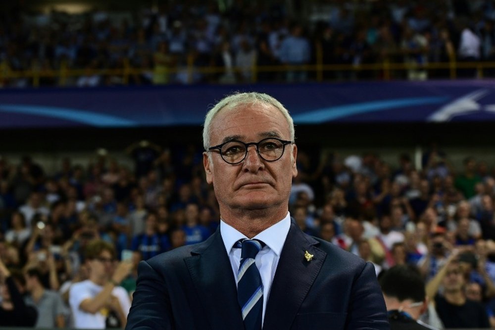 Ranieri says he tried to sign Conte while managing Fiorentina. AFP