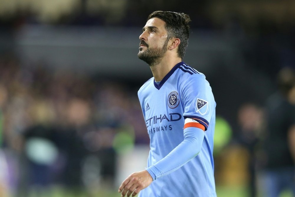 Villa  scored 80 goals in 124 appearances for New York. AFP