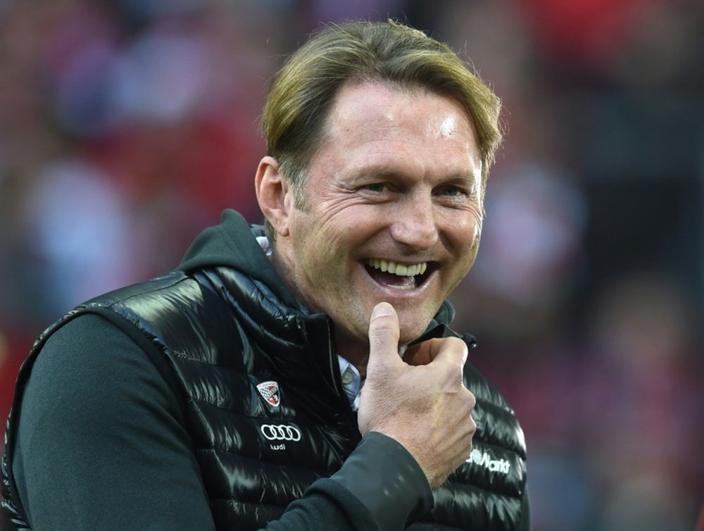 Ingolstadts headcoach Ralph Hasenhuettl, pictured on December 12, 2015, says his team will not be intimidated by Borussia Dortmunds intimidating stadium