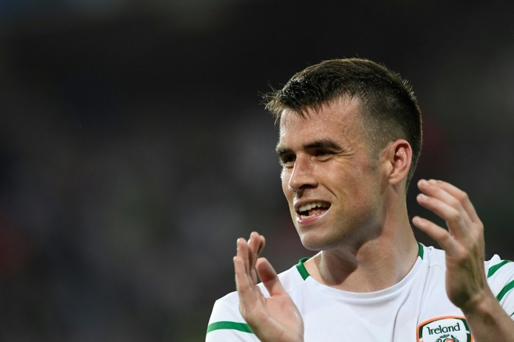 Seamus Coleman isn't happy with his Republic of Ireland teammates. AFP