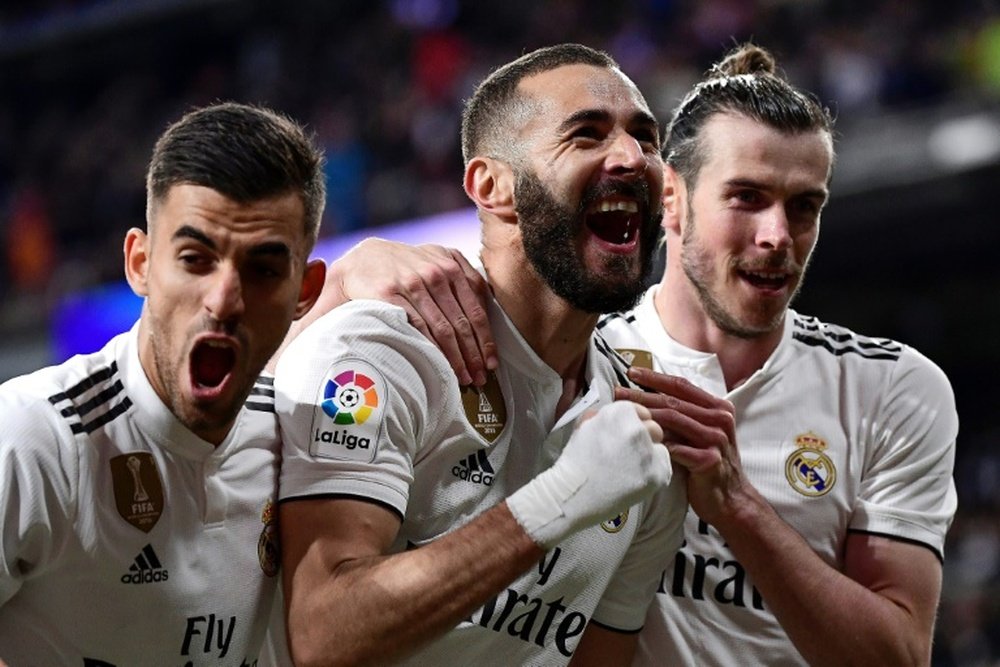 Benzema regala la vittoria ai blancos. AFP