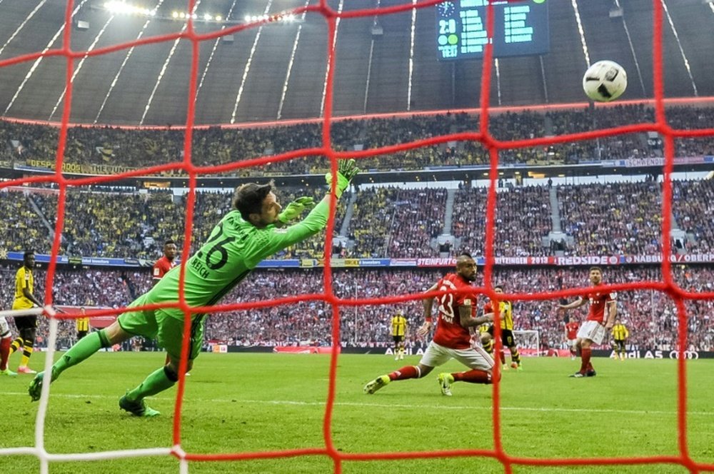 Ulreich save penalties from Rode and Bartra to give his side the victory. AFP