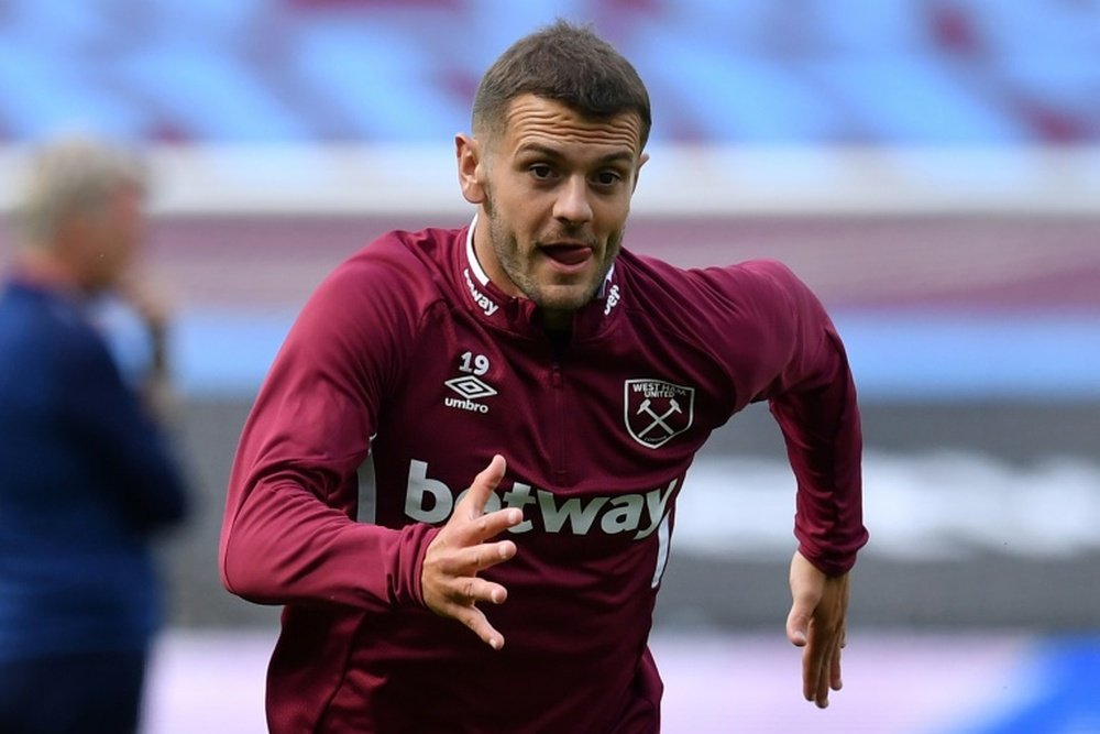 El último equipo inglés en el que estuvo Wilshere es el West Ham United. AFP