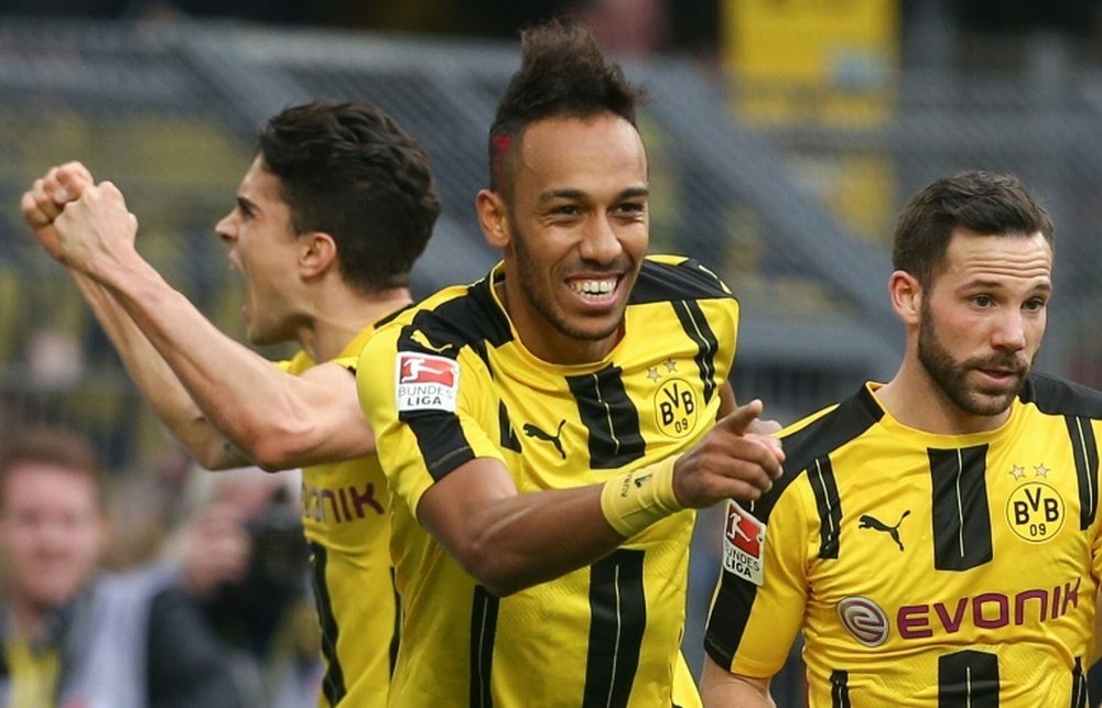 Borussia Dortmund obliterated Bayer Leverkusen in today's match. AFP