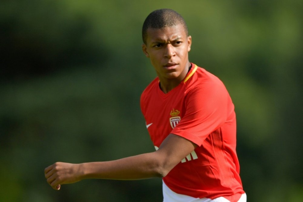 L'attaquant de Monaco Kylian Mbappé lors d'un match amical contre Fenerbahçe. AFP