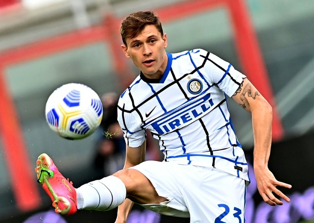 Barella va prolonger son contrat jusqu'en 2026 avec l'Inter. AFP
