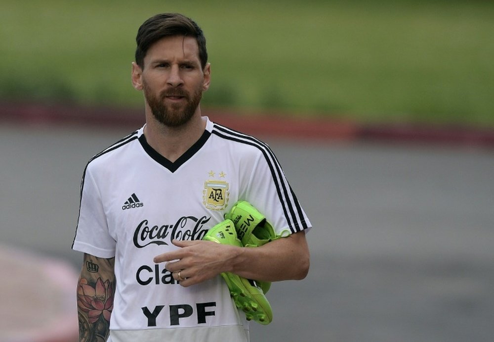 À la découverte des tatouages de Lionel Messi. AFP