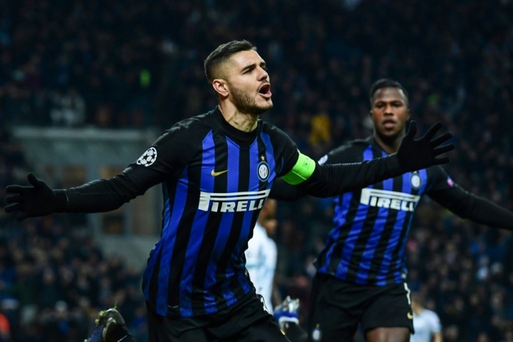 El Inter frena la renovación de Icardi. AFP