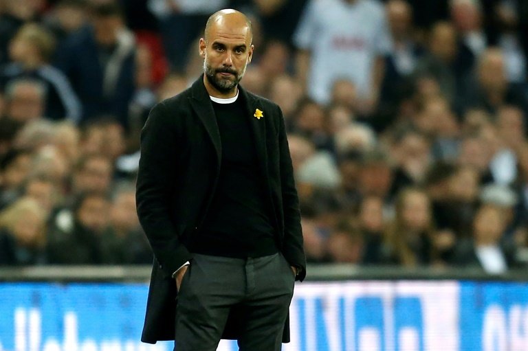 Guardiola managed at Barcelona and Bayern Munich before joining City. AFP