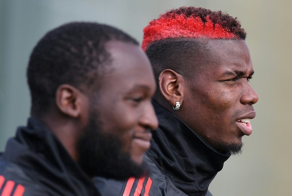 Romelu Lukaku règle ses comptes avec Manchester United. AFP