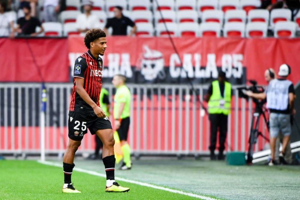Nice will not let Jean-Clair Todibo leave for less than €30 million. AFP