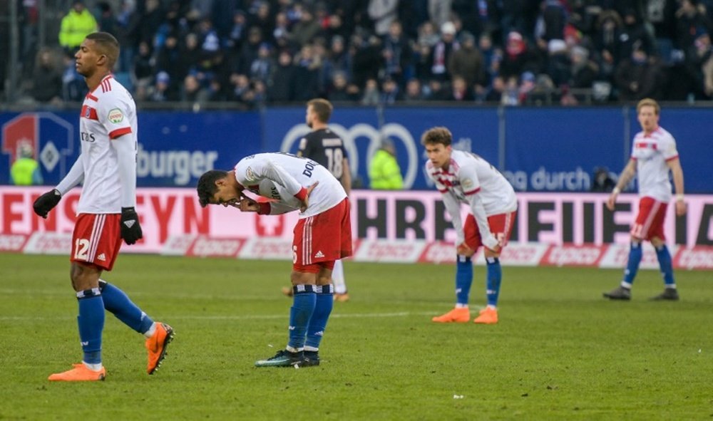 Hollerbach says Hamburg need a 'miracle' to avoid relegation. AFP