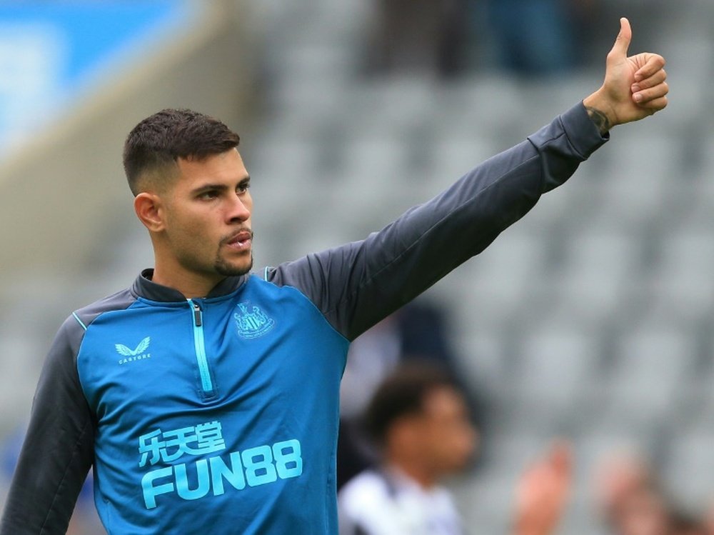 Guimaraes signed a new five year contract with Newcastle United last week. AFP