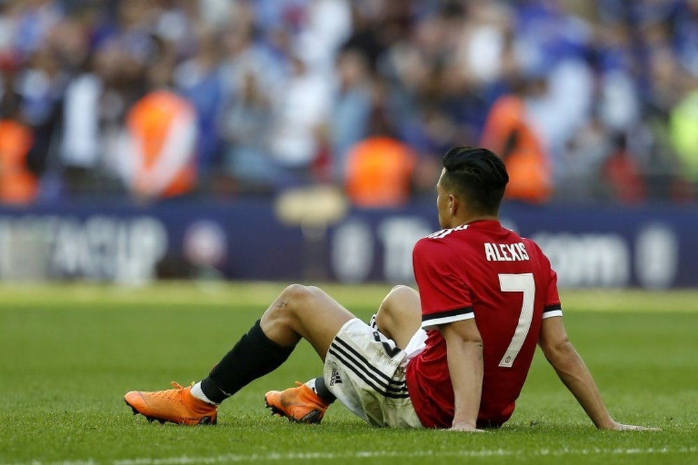 Sanchez has not played since the FA Cup final defeat to Chelsea in May. AFP