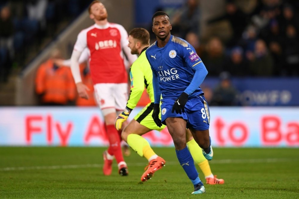 Iheanacho will be assessed by Leicester medical team. AFP