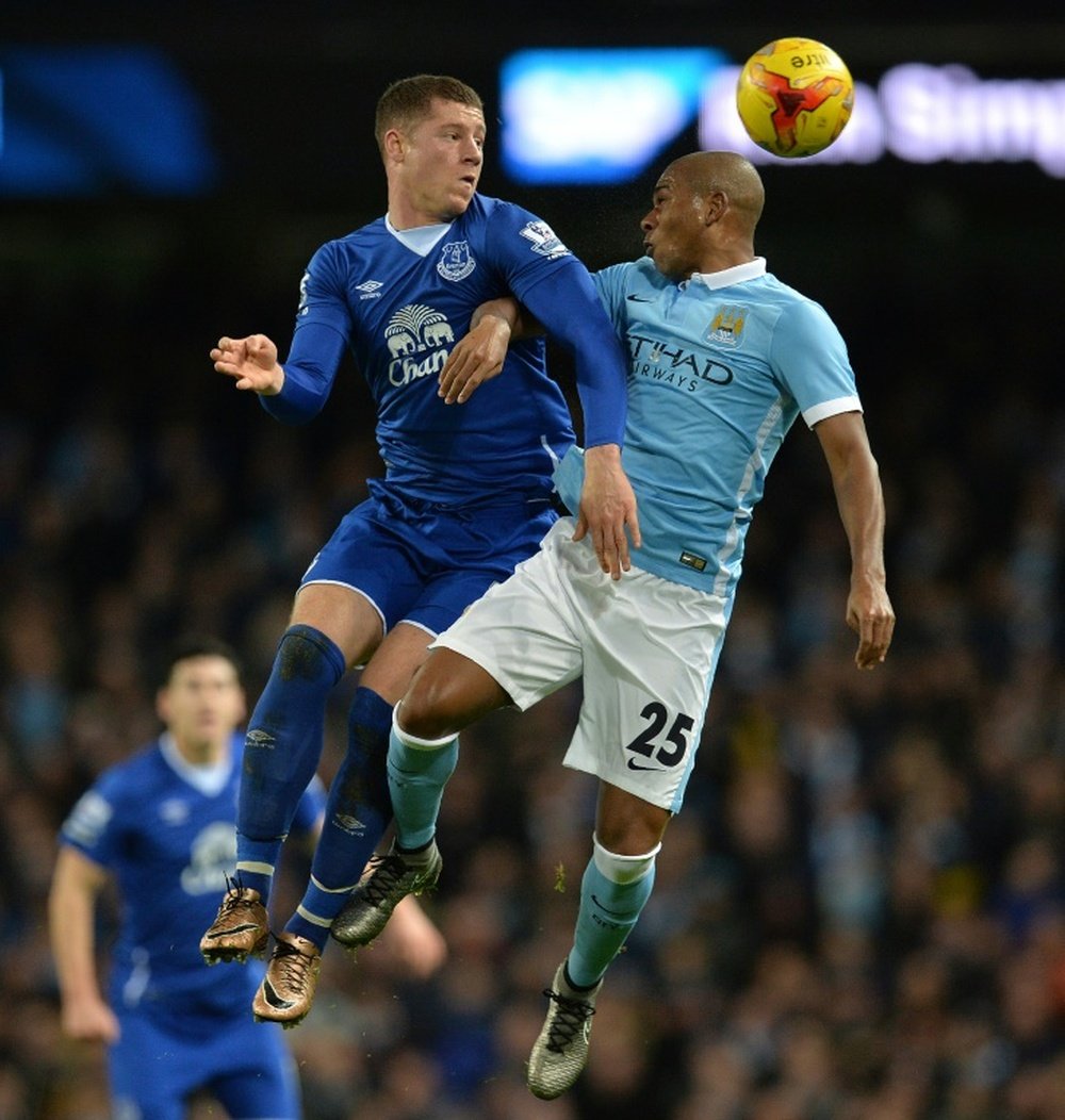 On Monday Everton will face Manchester City. AFP