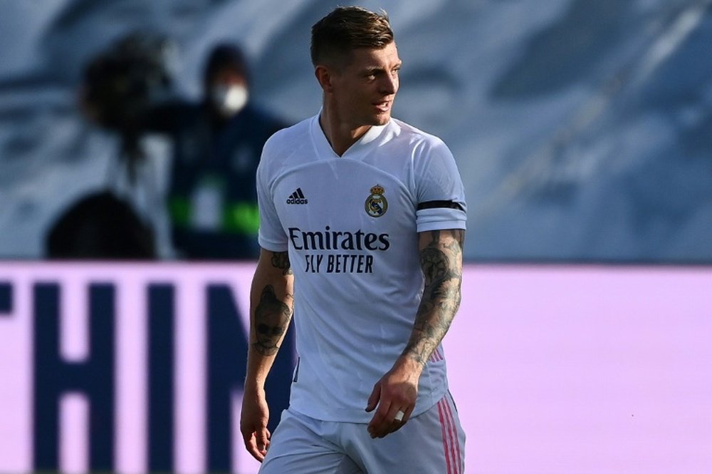 Kroos, el mejor del Madrid en febrero. AFP