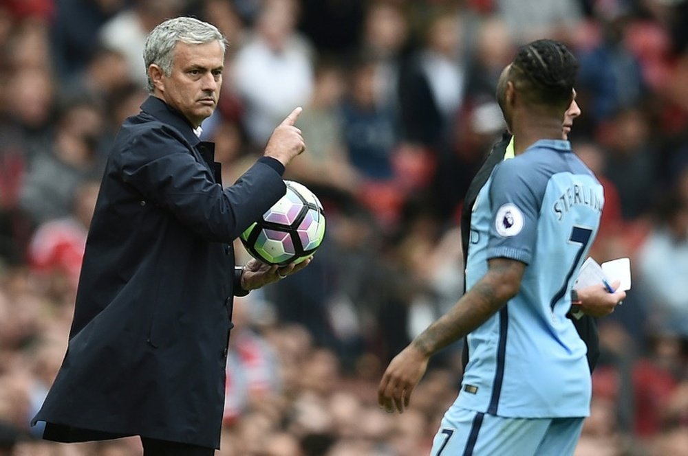 Jose Mourinho spoke about his first experience as a manager. AFP