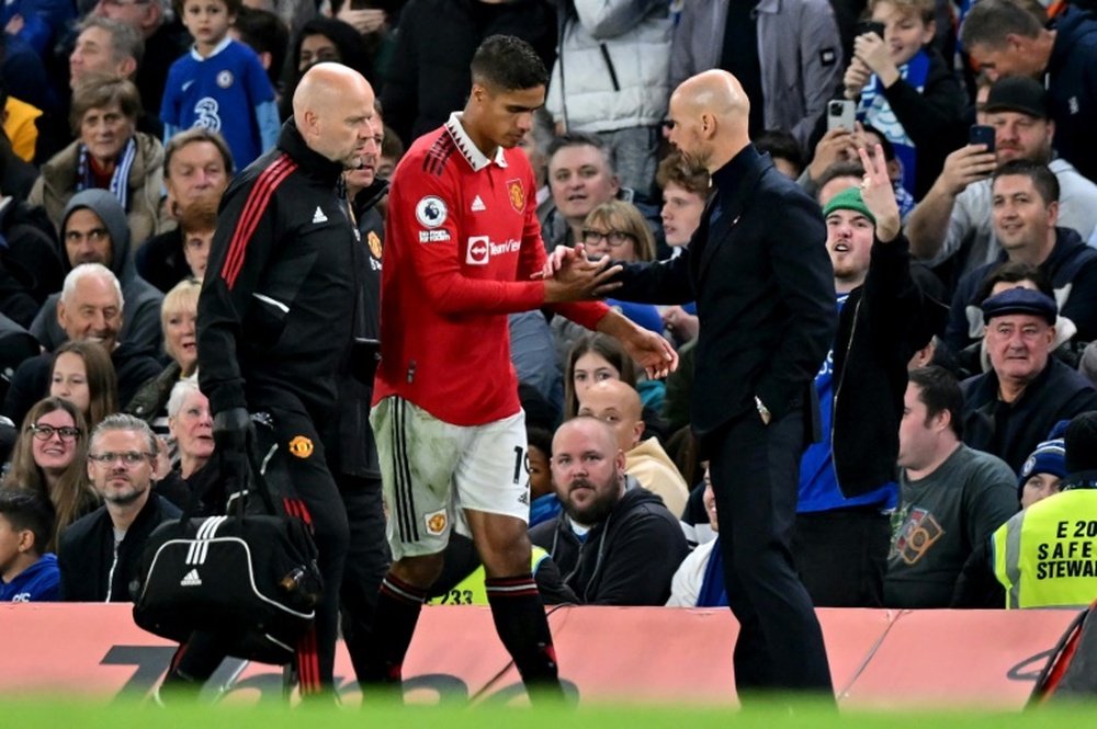 Ten Hag n'a absolument pas froid dans le dos. afp