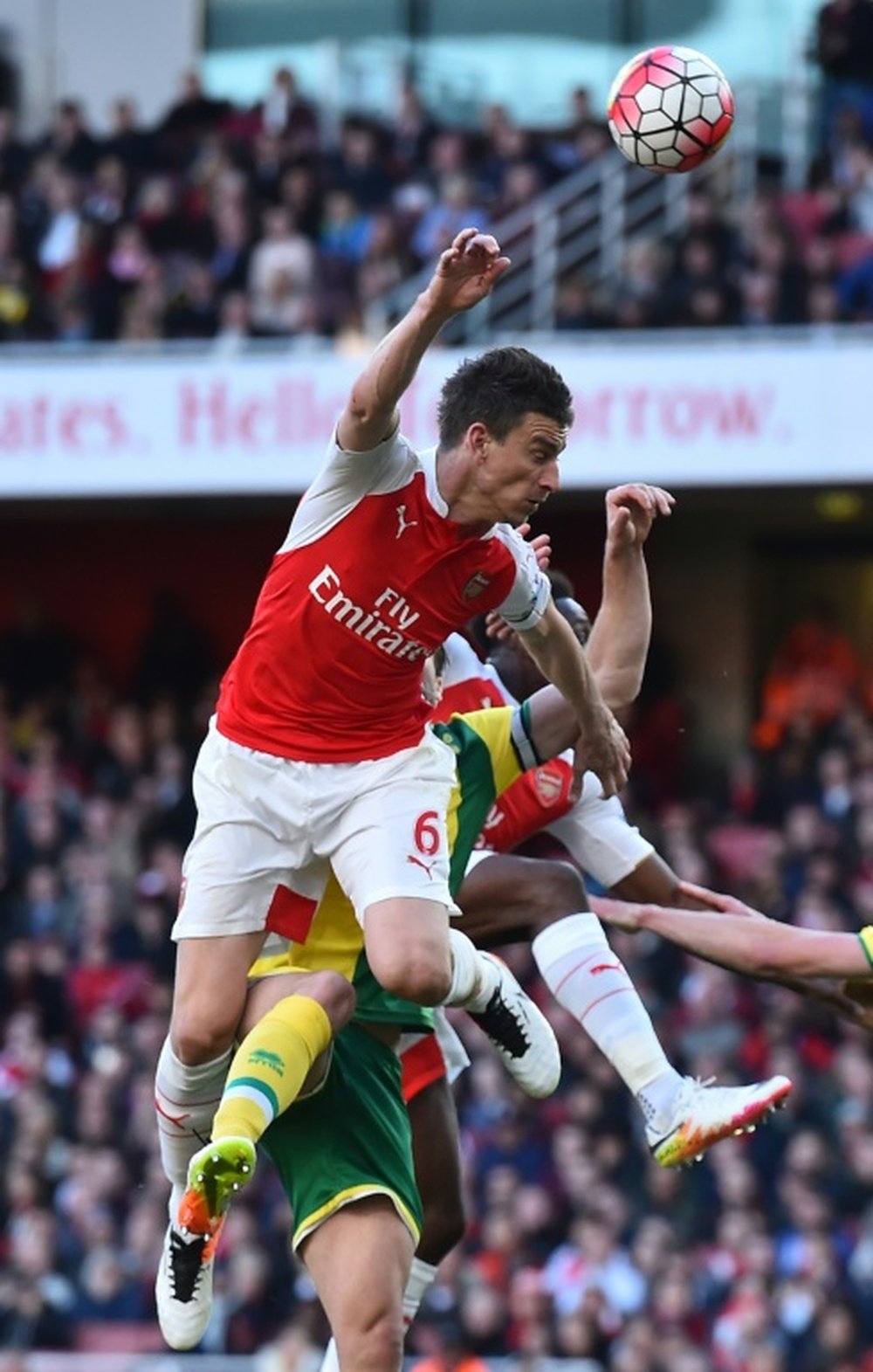 Laurent Koscielny, defender of Arsenal London. AFP