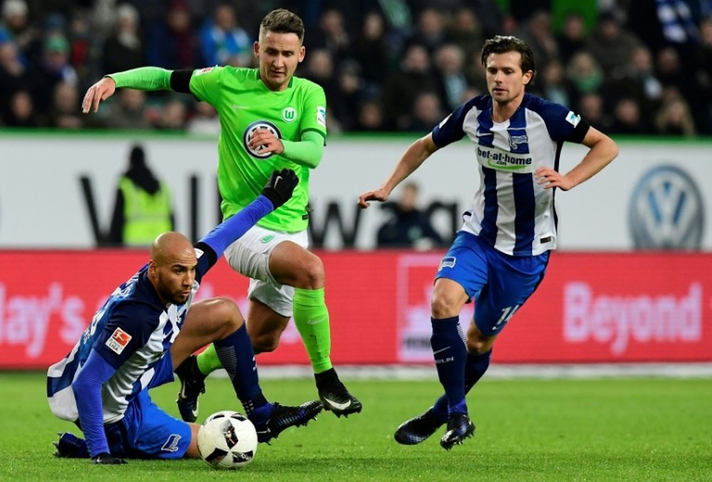 El Wolfsburgo logró vencer por la mínima al Eintracht. AFP/Archivo