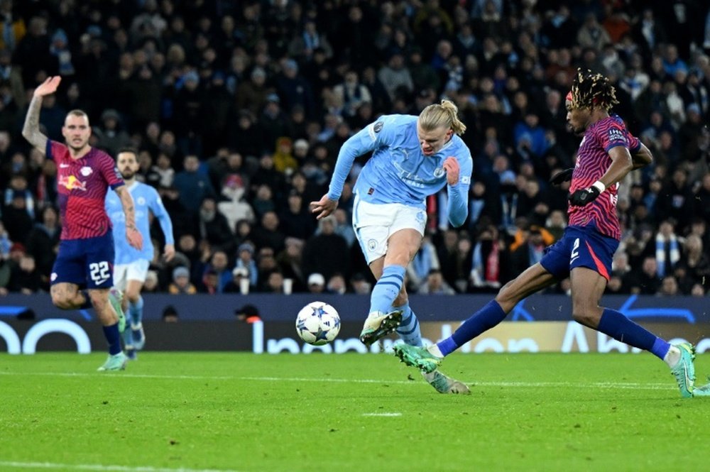 Erling Haaland's agent Rafaela Pimenta made headlines again. AFP