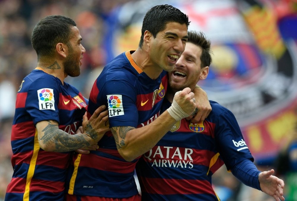 El Barça ha ganado la Liga española, su segunda consecutiva. AFP