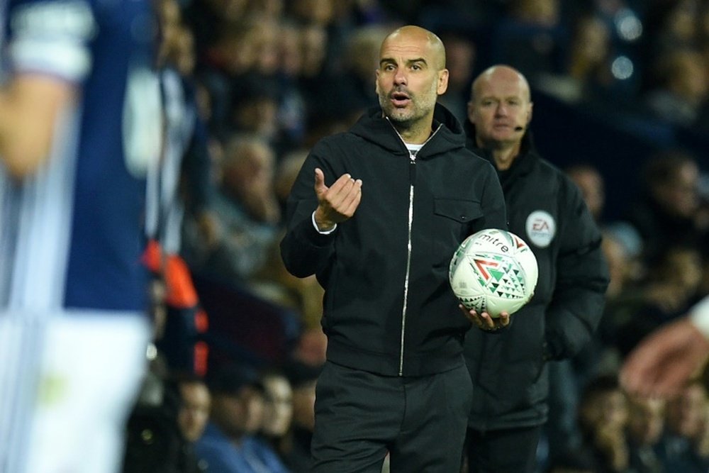 Guardiola ha llevado a los suyos a una racha espectacular. AFP