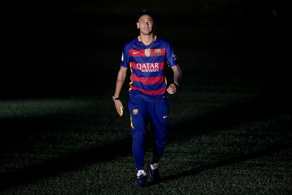Neymar podría haber renovado ya. AFP