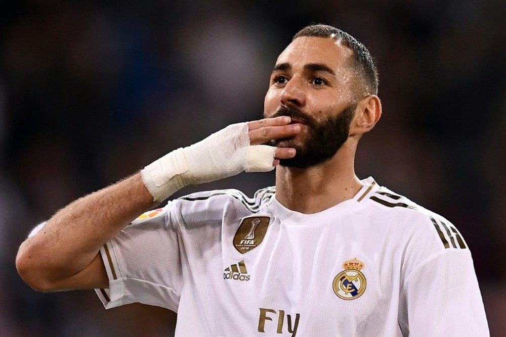 Karim Benzema is already making history in French football. AFP/Archivo