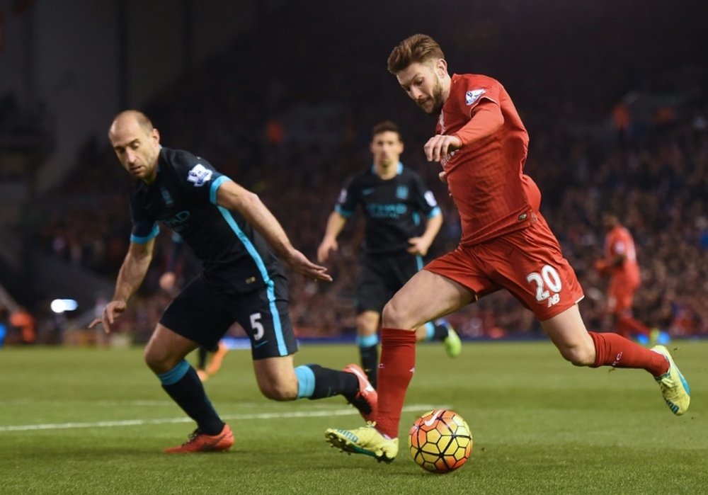 Liverpool's midfielder Adam Lallana. BeSoccer