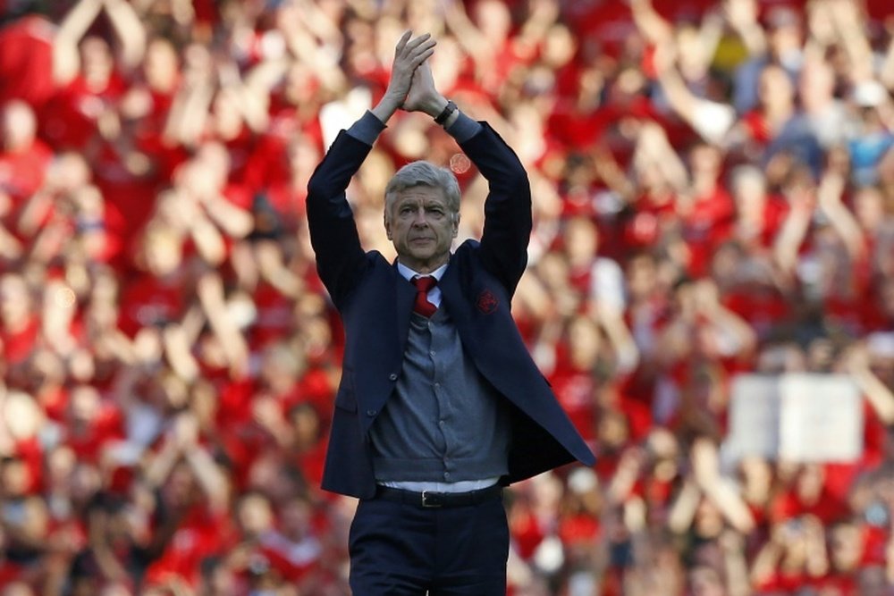 Wenger will end his 22-year tenure at Arsenal. AFP