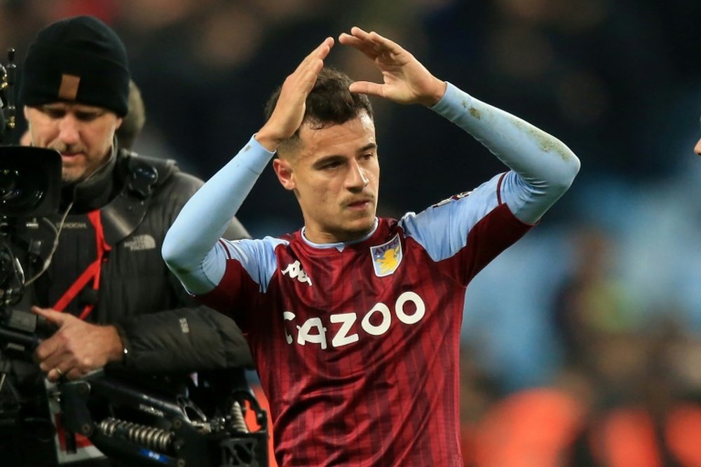 Coutinho could be leaving Villa soon. AFP