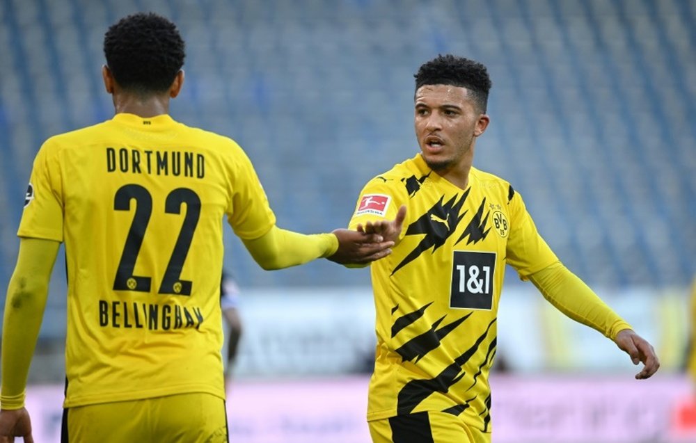 Solskjaer n'a d'yeux que pour Jadon Sancho. afp