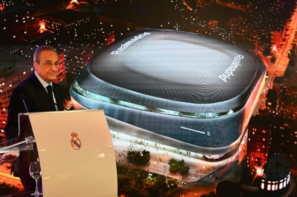 The cost of the new Santiago Bernabeu. AFP