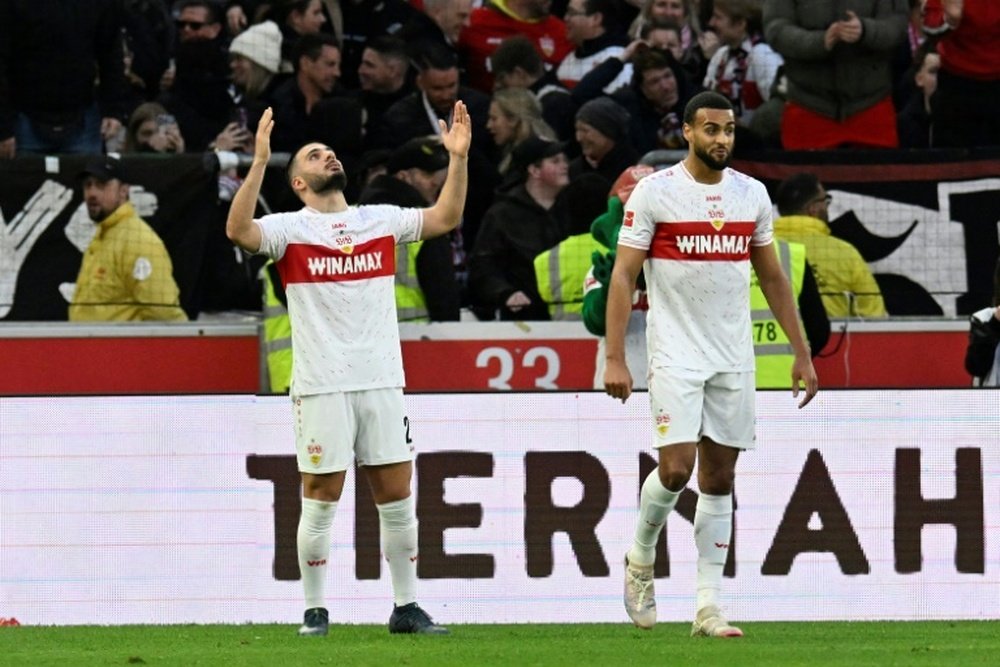 El Stuttgart venció por 3-1 al Mainz 05. AFP