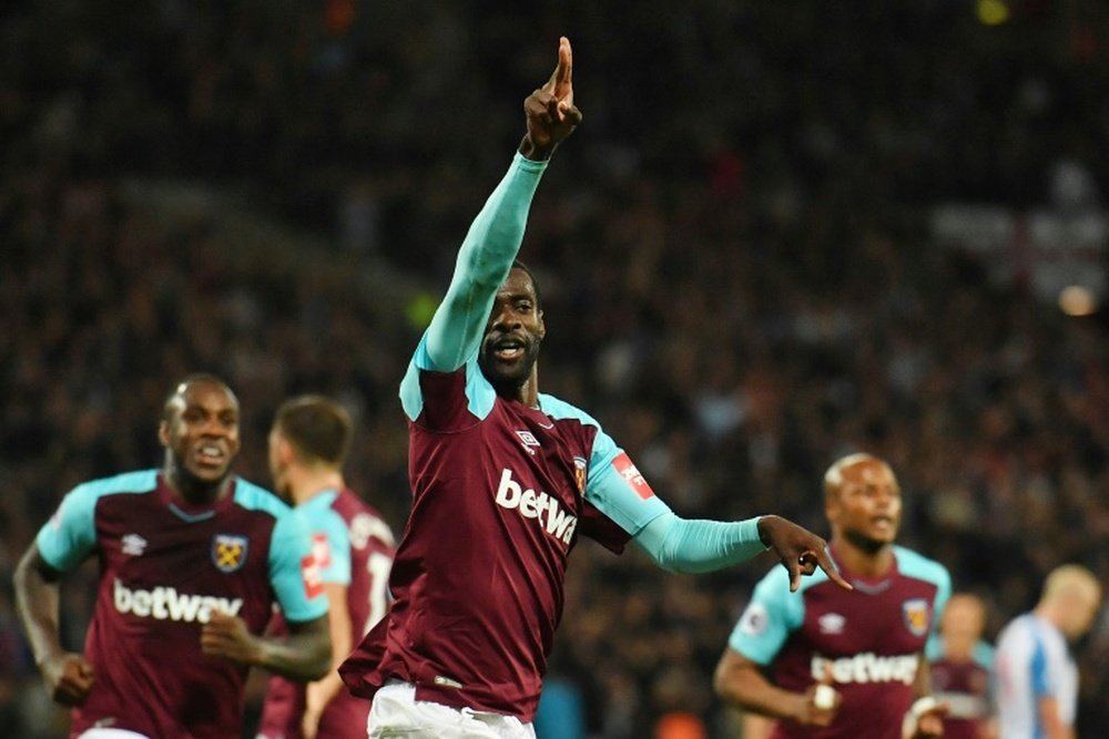 West Ham fixe un prix pour Obiang. AFP