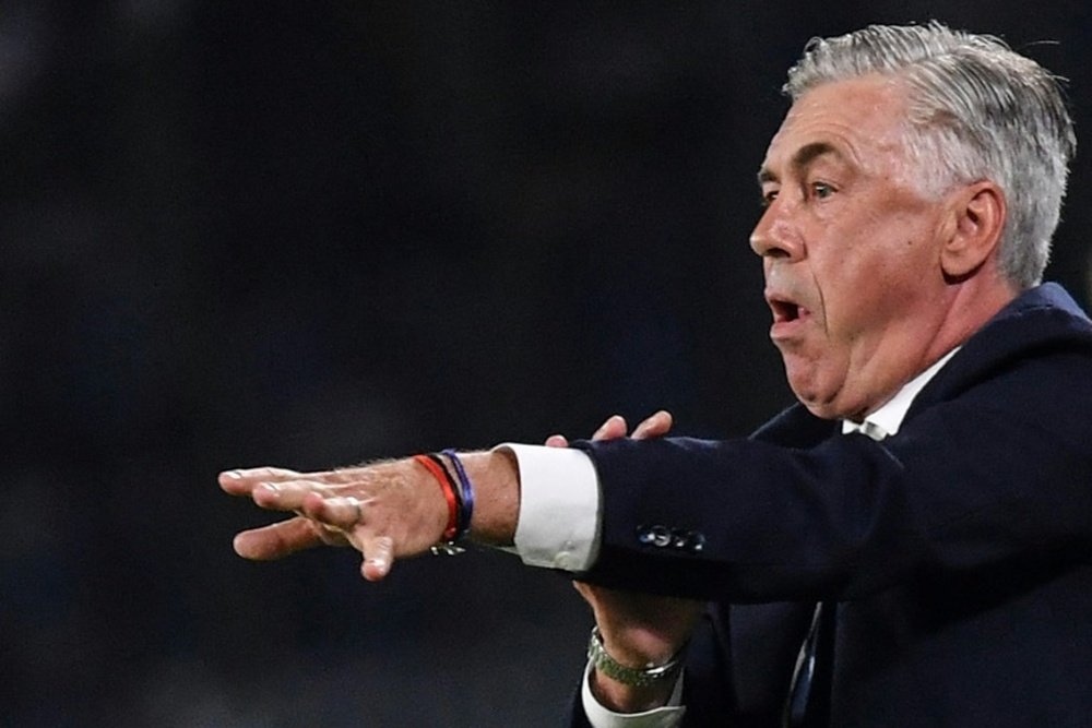 La terna de pretendientes de Ancelotti. AFP