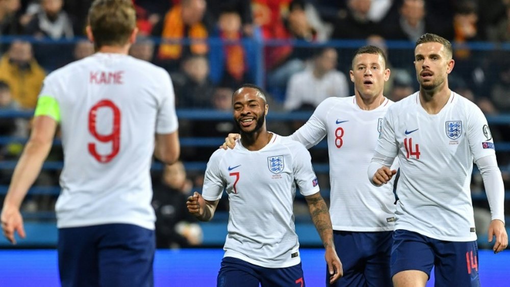 Raheem Sterling added another to his England tally. AFP