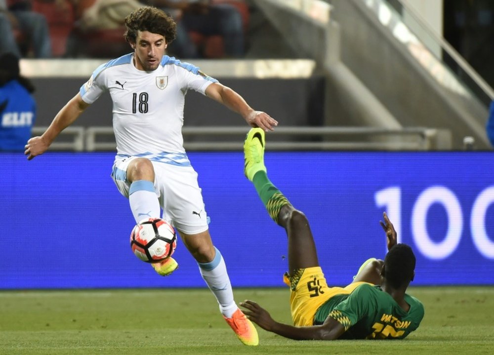 Los uruguayos se toparon con la mala fortuna en la Copa América. AFP