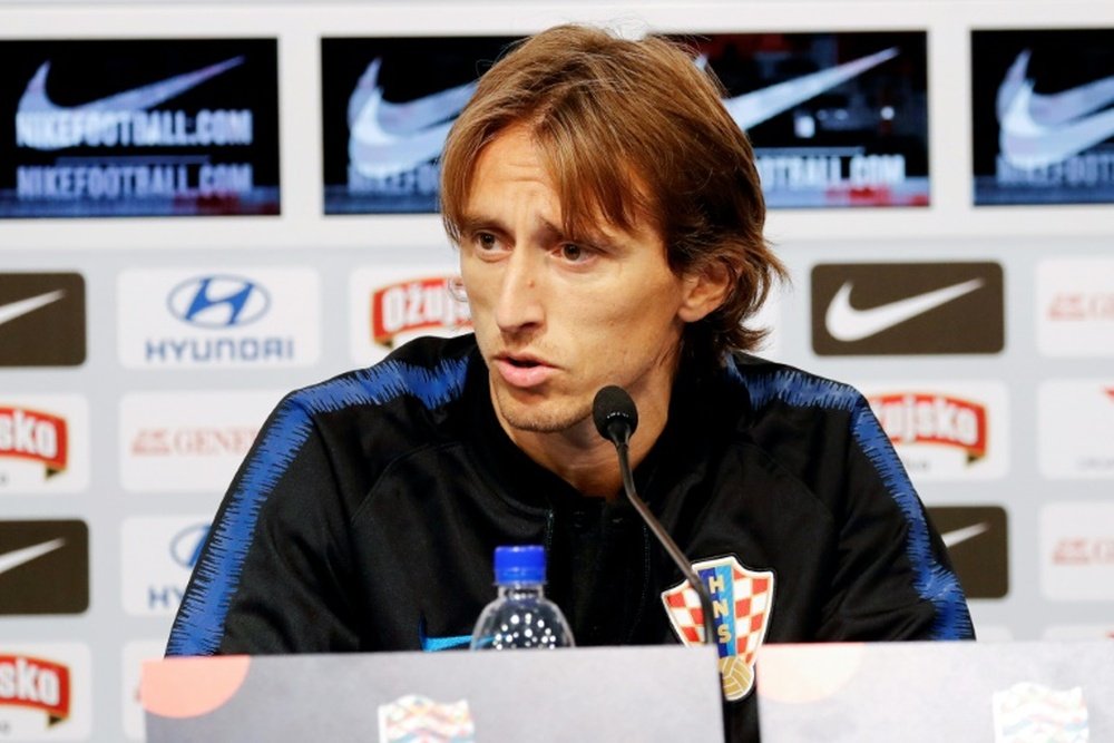 Luka Modric s'explique. AFP