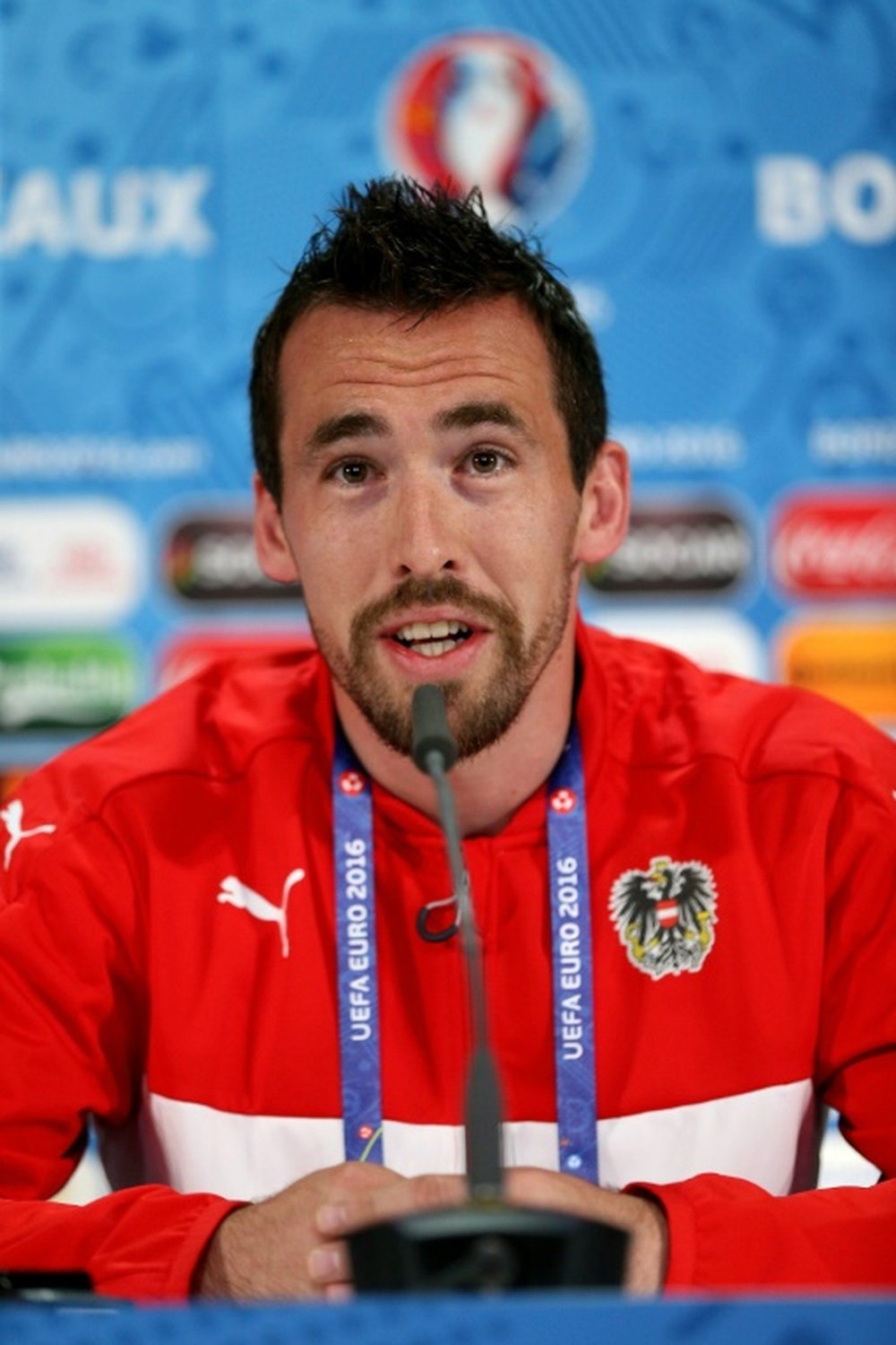 Christian Fuchs will stay longer at his club. AFP