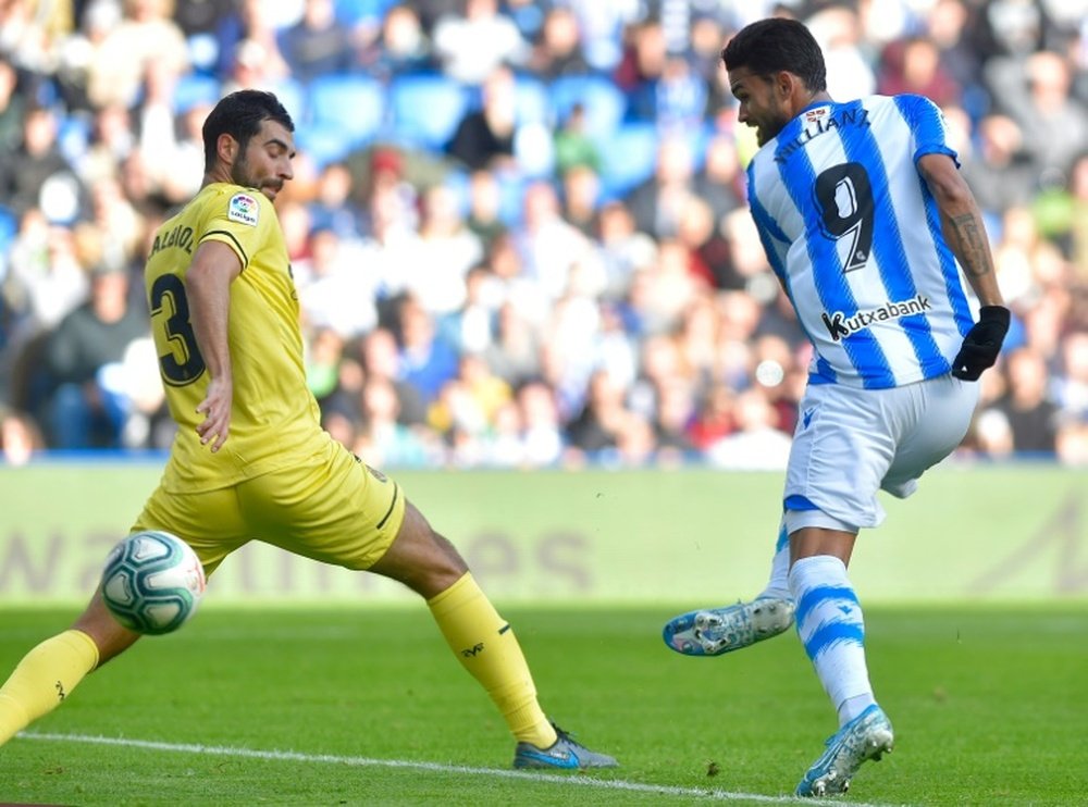 Willian José apenas pudo hacer nada frente al Leganés. AFP