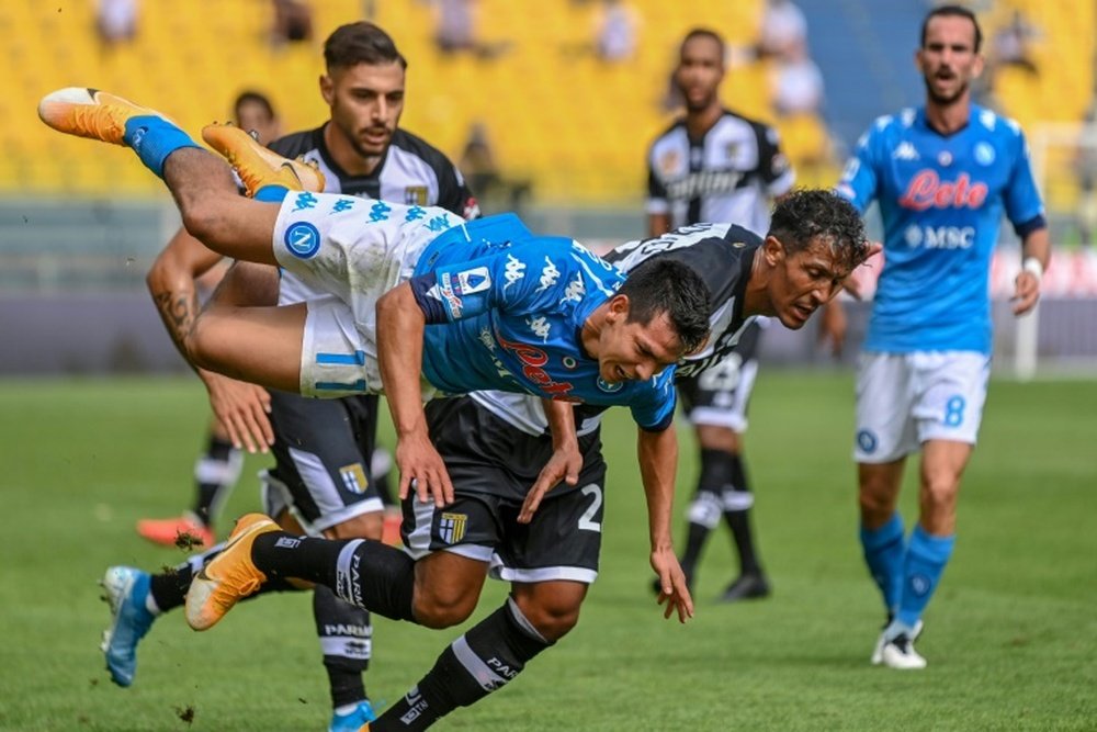 El Nápoles respira: todos los jugadores dan negativo en COVID-19. AFP