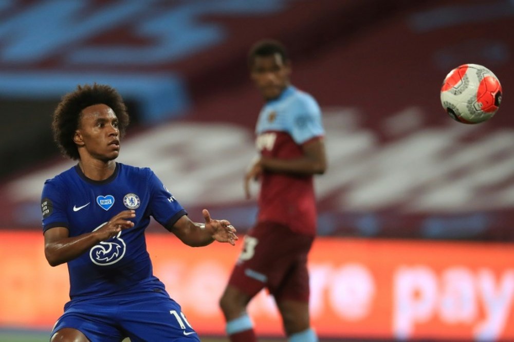 Les premiers mots de Willian en tant que Gunner. AFP