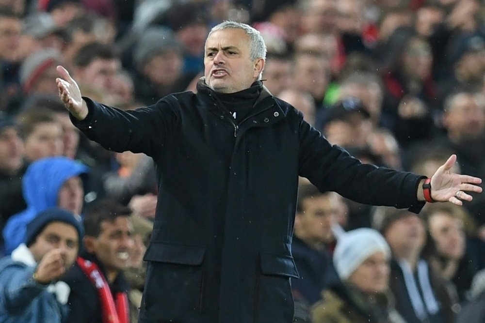 Mourinho has come under fire after his side's latest defeat. AFP